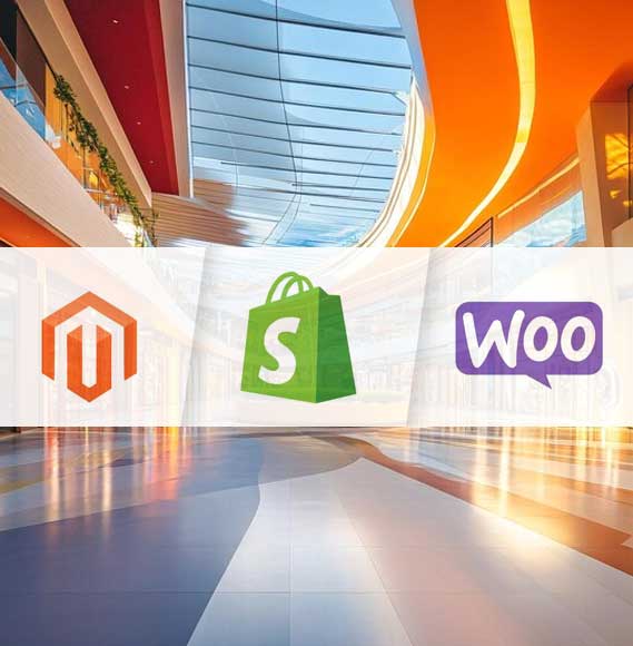 Magento, Shopify, WooCommerce